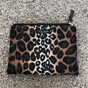 Beautiful Kate Spade Cheetah Make Up Bag!